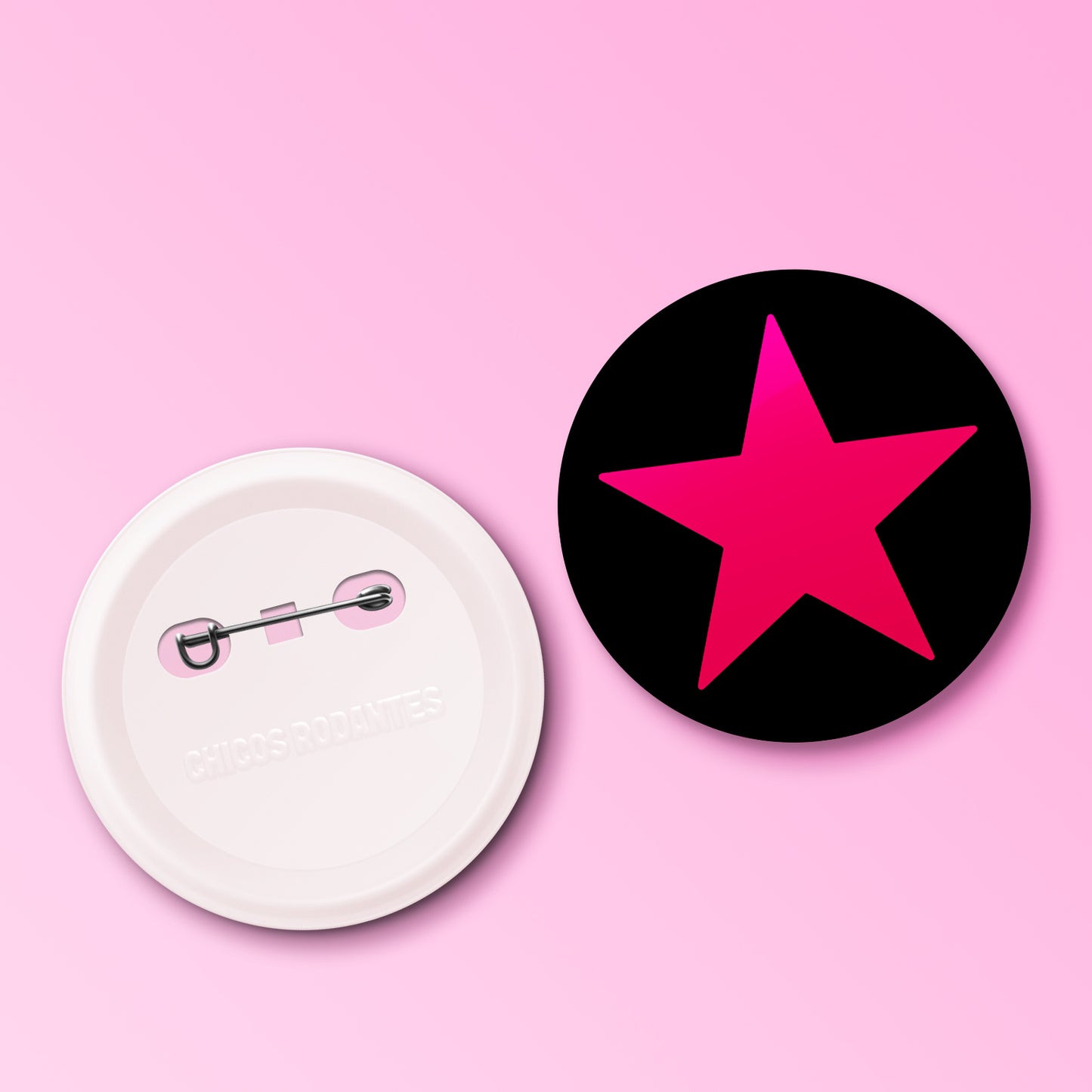 Boton Star Black