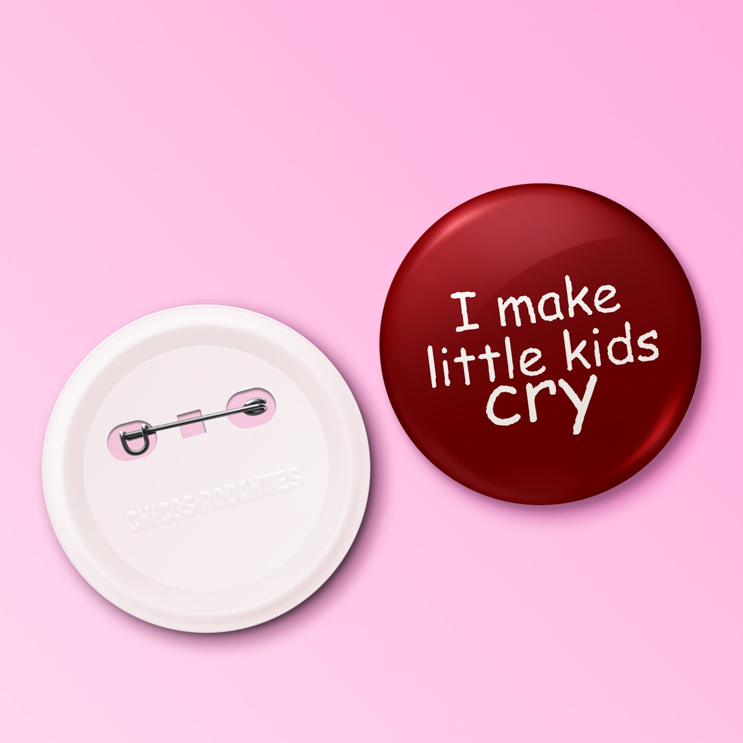 Boton Kids Cry
