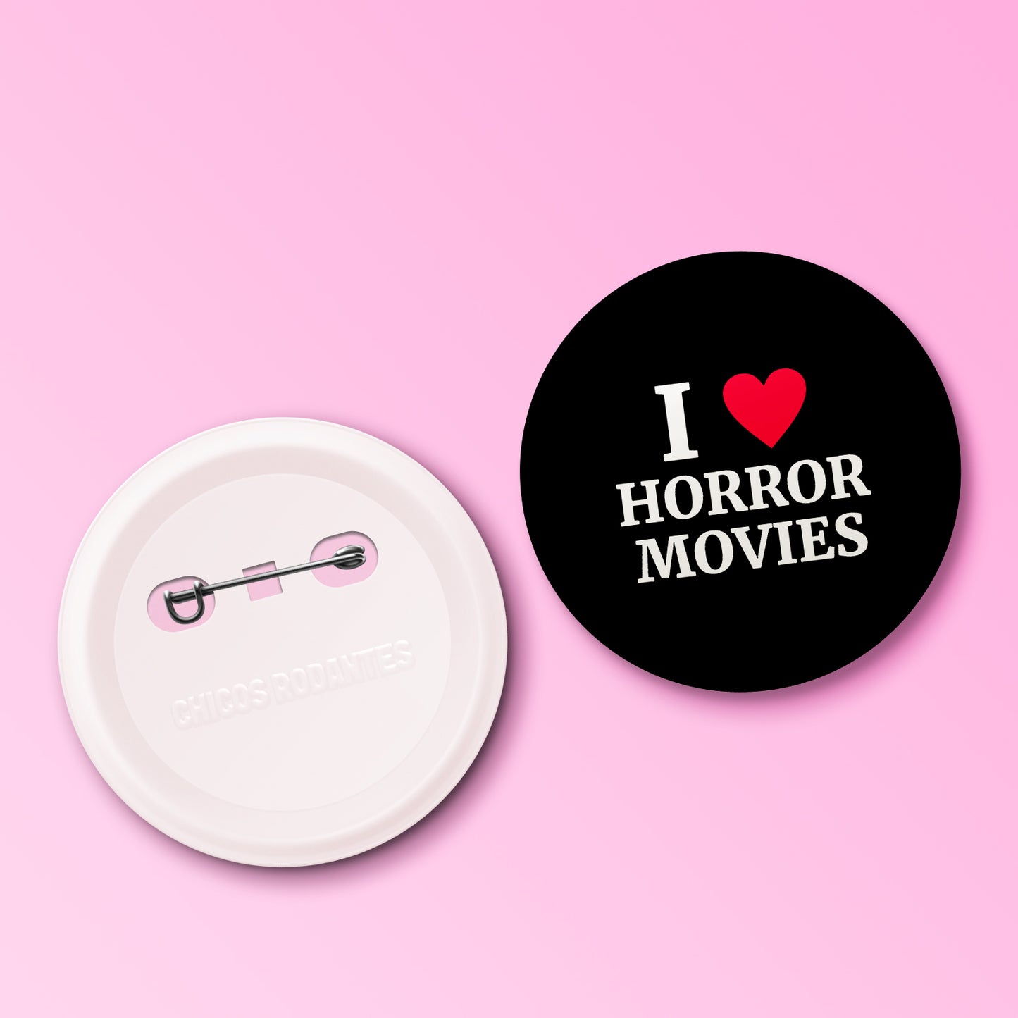 Boton I Love Horror Movies