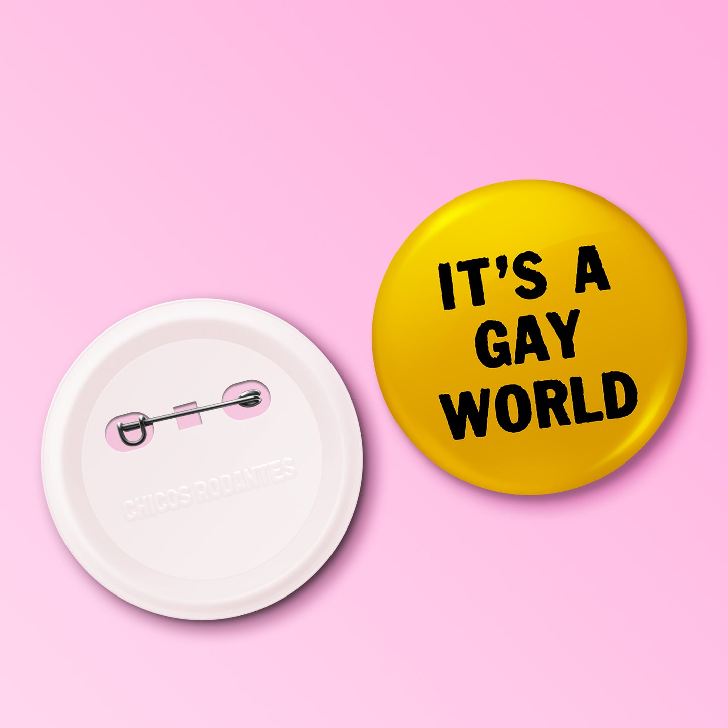 Boton Its a gay world