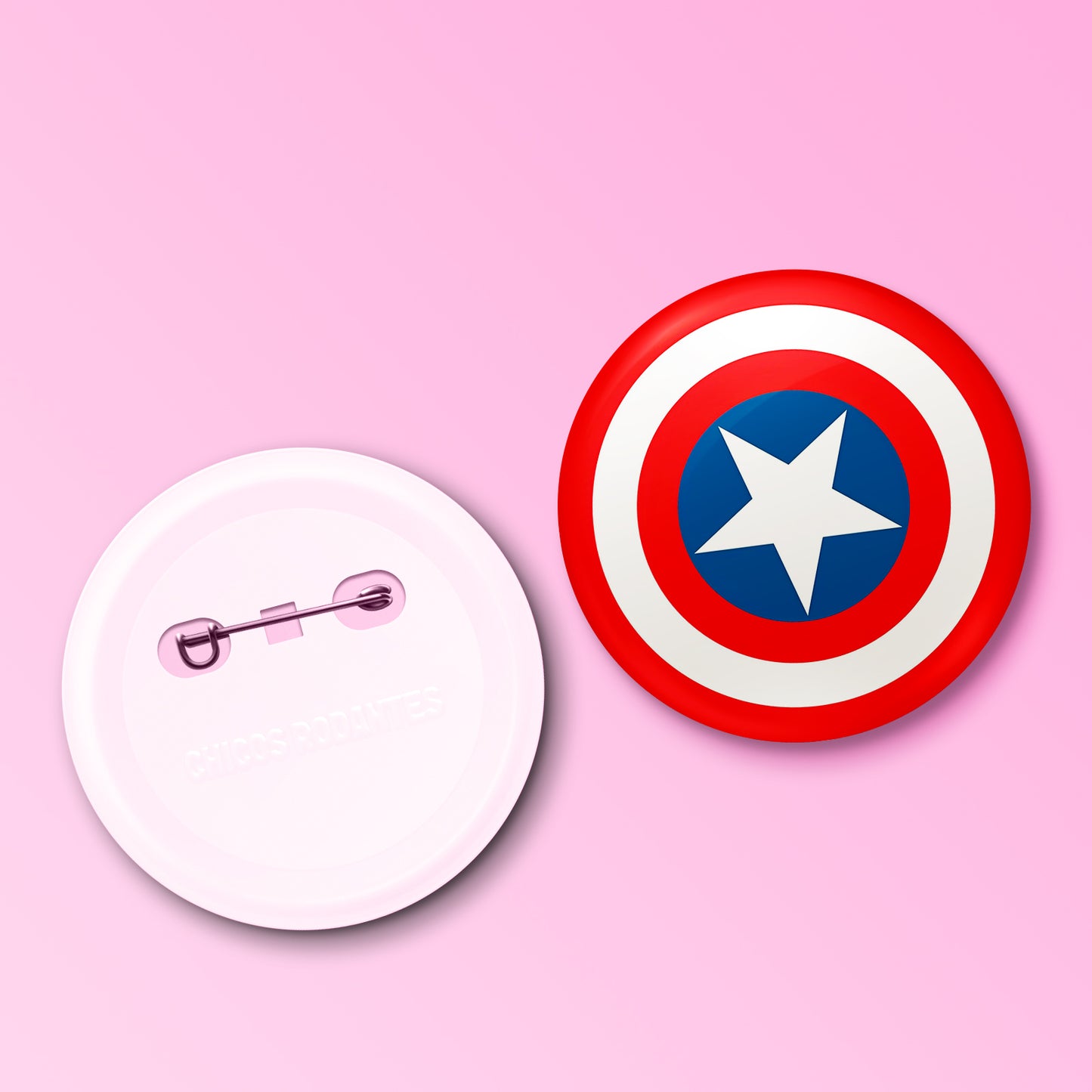 Boton Logo Capitan America