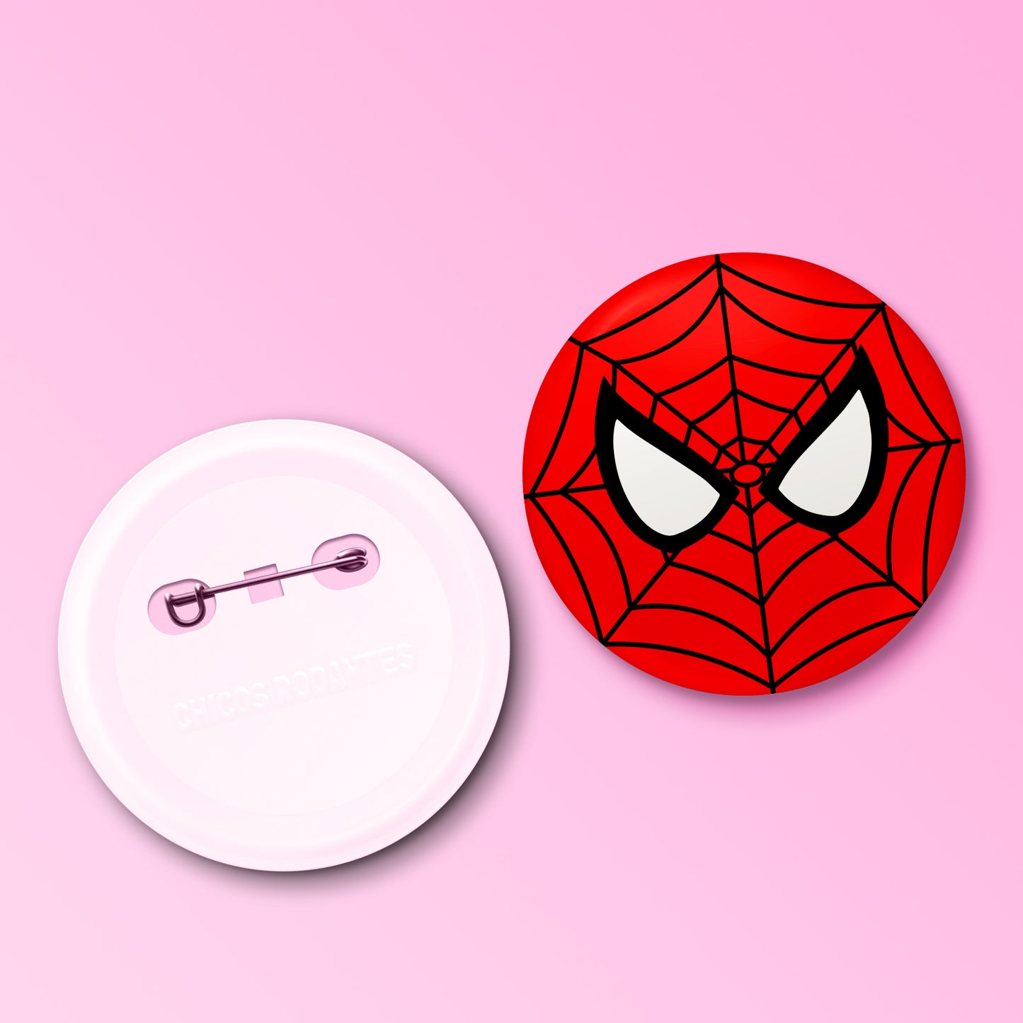 Boton Cara Spiderman
