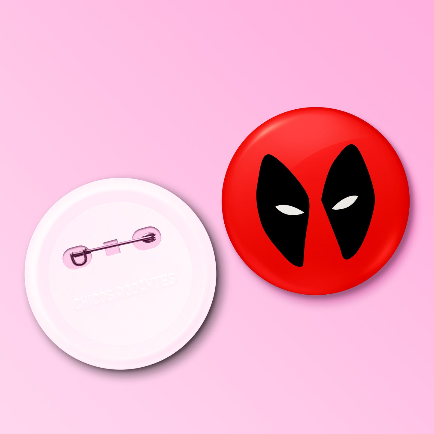 Boton Deadpool Logo