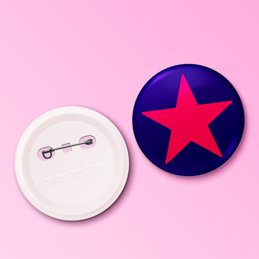 Boton Diseño Estrella Y2K