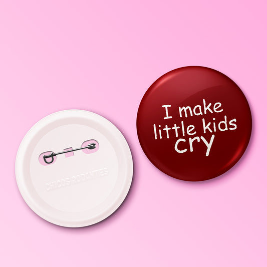 Boton Kids Cry