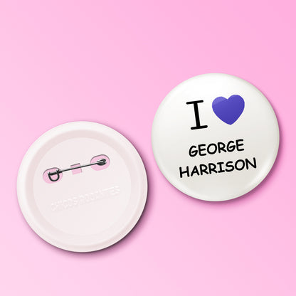 Boton I Love George Harrison