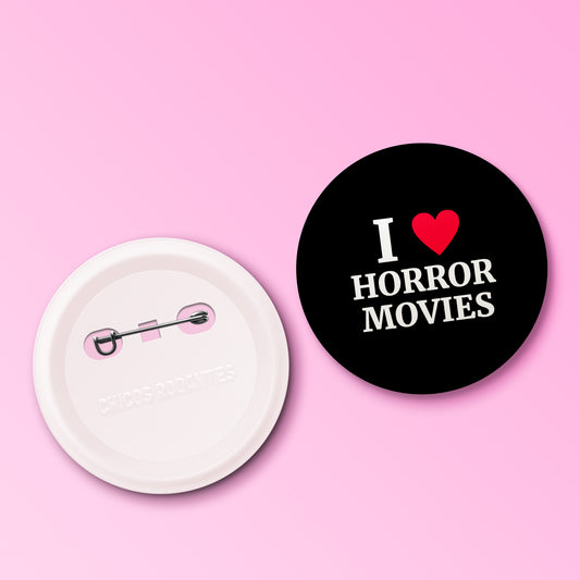 Boton I Love Horror Movies