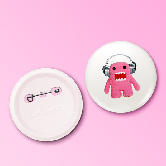 Boton Domo Kun Pink