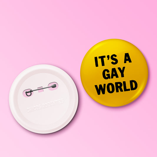 Boton Its a gay world
