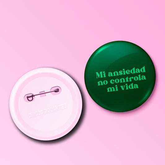 Boton Mi ansiedad no controla mi vida