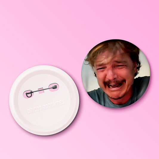 Boton Pedro Pascal Criying