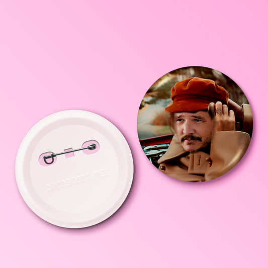 Boton Pedro Pascal Red Version