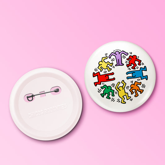 Boton Kith Haring