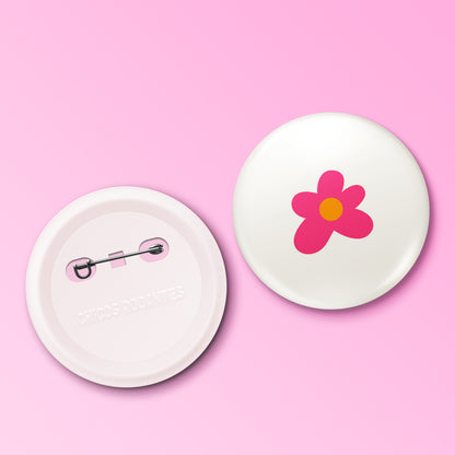 Boton Flor Rosa