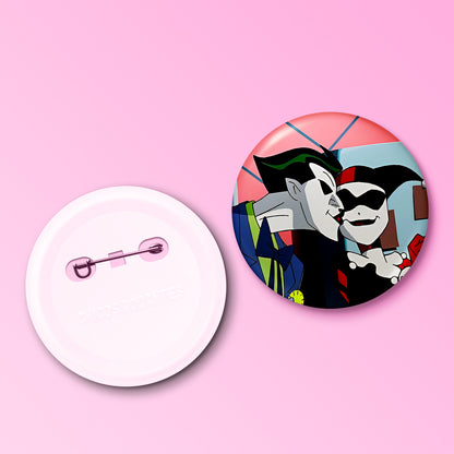 Boton Joker Y Harley Queen