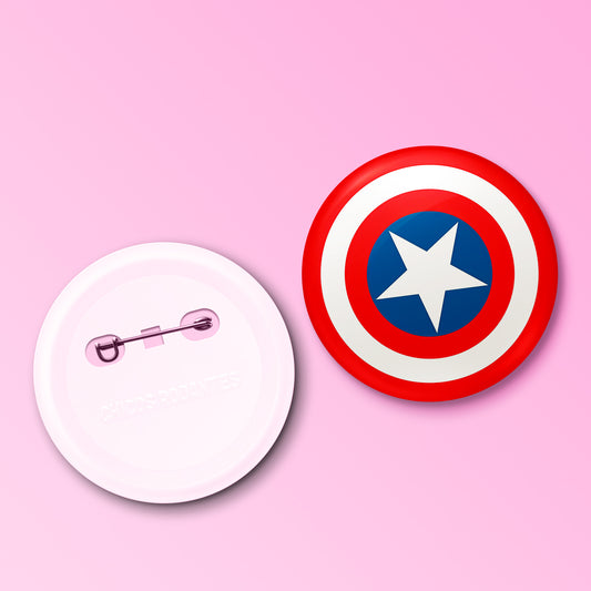 Boton Logo Capitan America
