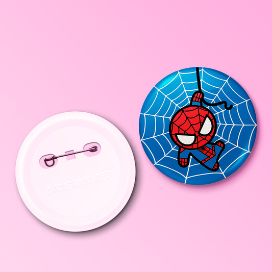 Boton Spiderman Chibi