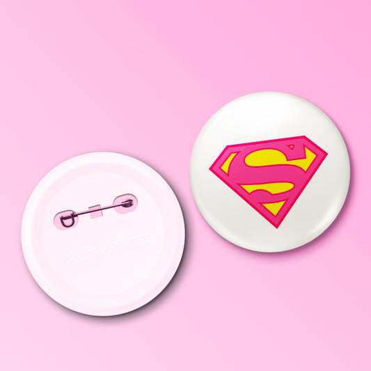 Boton Super Girl